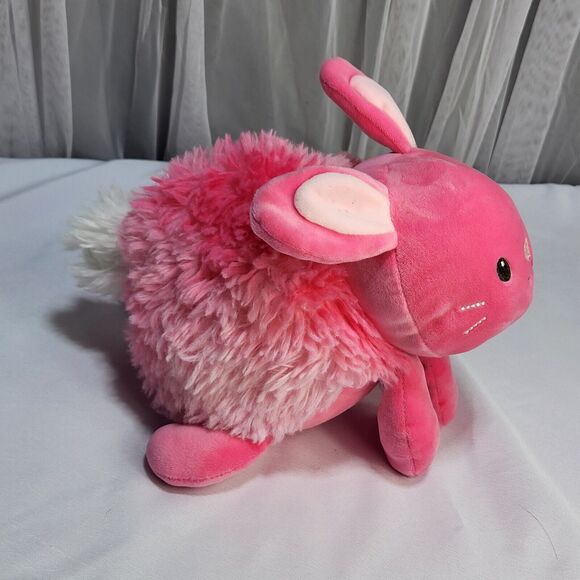 Animal Adventure Pink Bunny Rabbit 8" Stuffed Plush Spring Easter Toy Doll - Picture 2 of 8